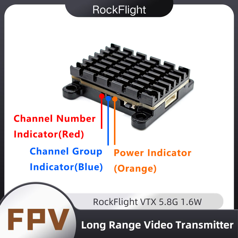 RockFlight TX663 VTX 5.8G 48CH – обзор и цена Fpv Drone Vtx